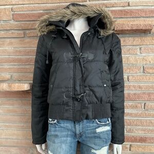 Puffer Bomber Style Jacket